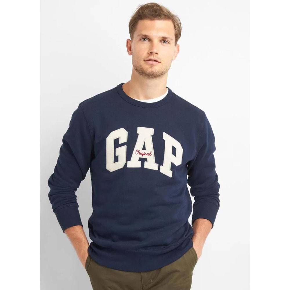 Gap Original Arch Crew Gap Logo 852079 Erkek Sweatshirt
