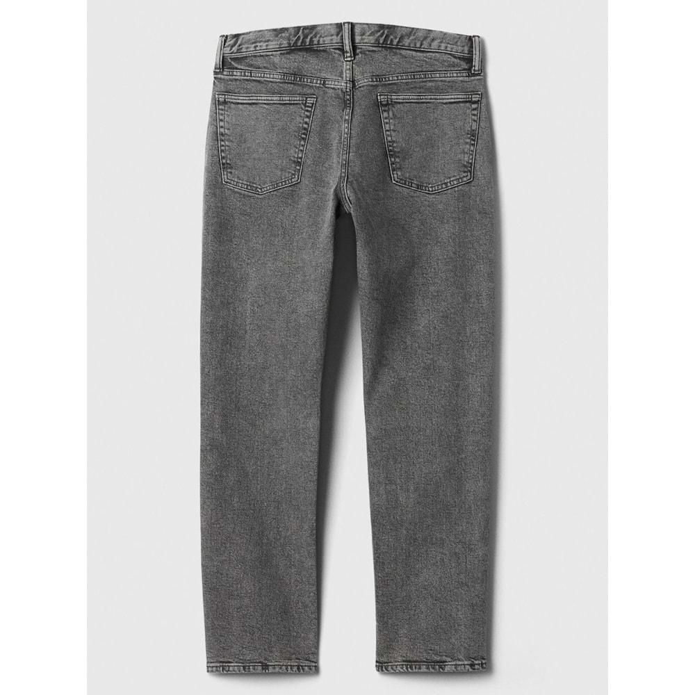 Gap V-Straıght Grey Cıtrus Jeans 796610000 Düz Kalıp Erkek Kot Pantolon