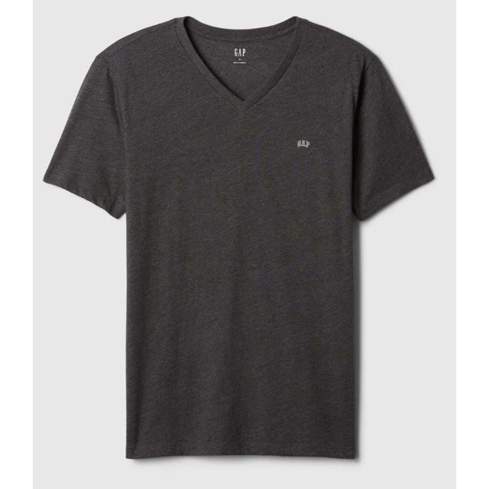 Gap V-Frch Everyday Soft Micro Logo Vee 502020000 Kısa Kol Tişört Erkek T-Shirt