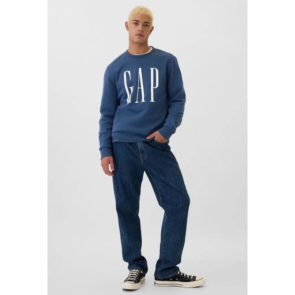 Gap V-Lw Dp Fleece Gap Logo 542214 Erkek Sweatshirt