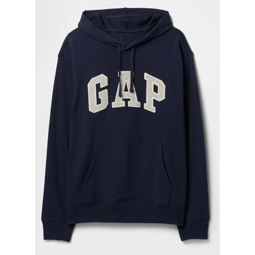 Gap V-Frch Ft Herıtage Logo Po - 868453007 Erkek Kapüşonlu Sweatshirt