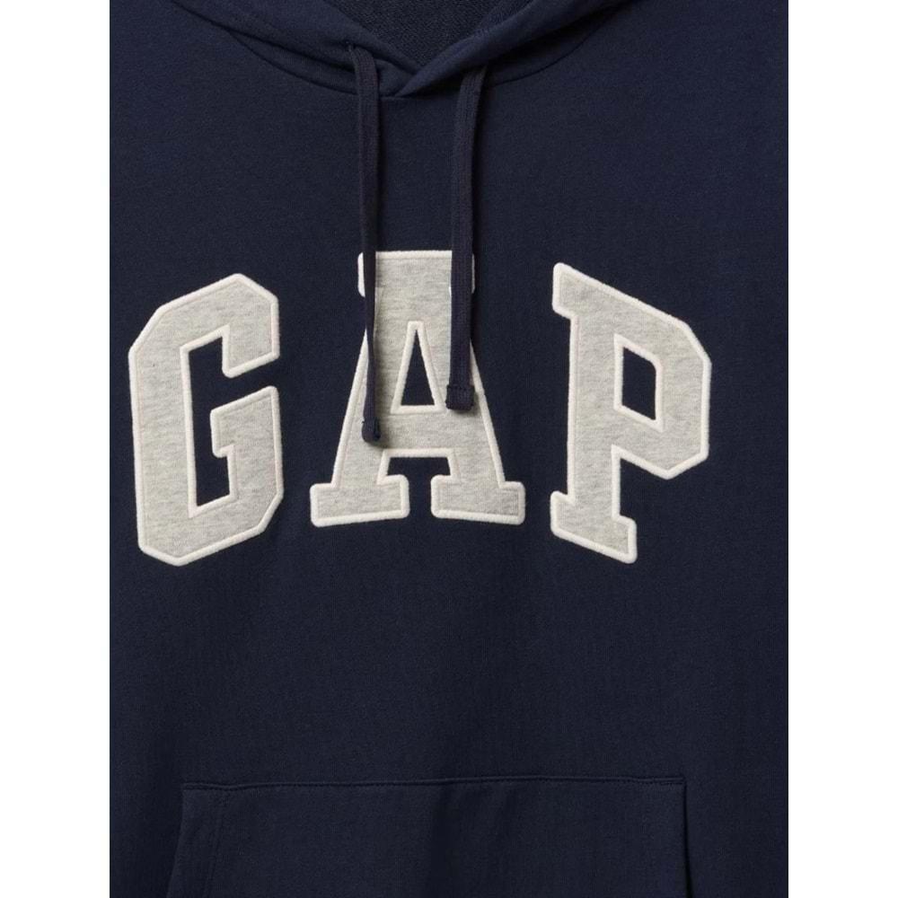 Gap V-Frch Ft Herıtage Logo Po - 868453007 Erkek Kapüşonlu Sweatshirt