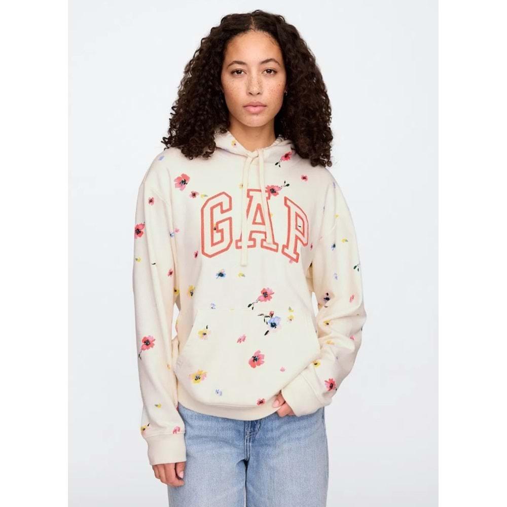Gap V-Frch Ft Gap Herıtage Po Hd - 885589010 Hoodie Kapüşonlu Kadın Sweatshirt