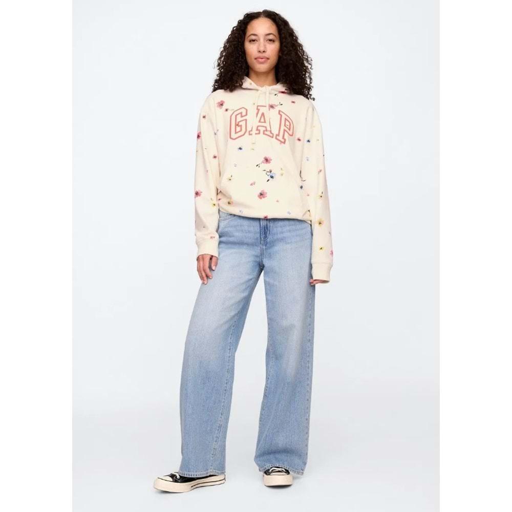 Gap V-Frch Ft Gap Herıtage Po Hd - 885589010 Hoodie Kapüşonlu Kadın Sweatshirt