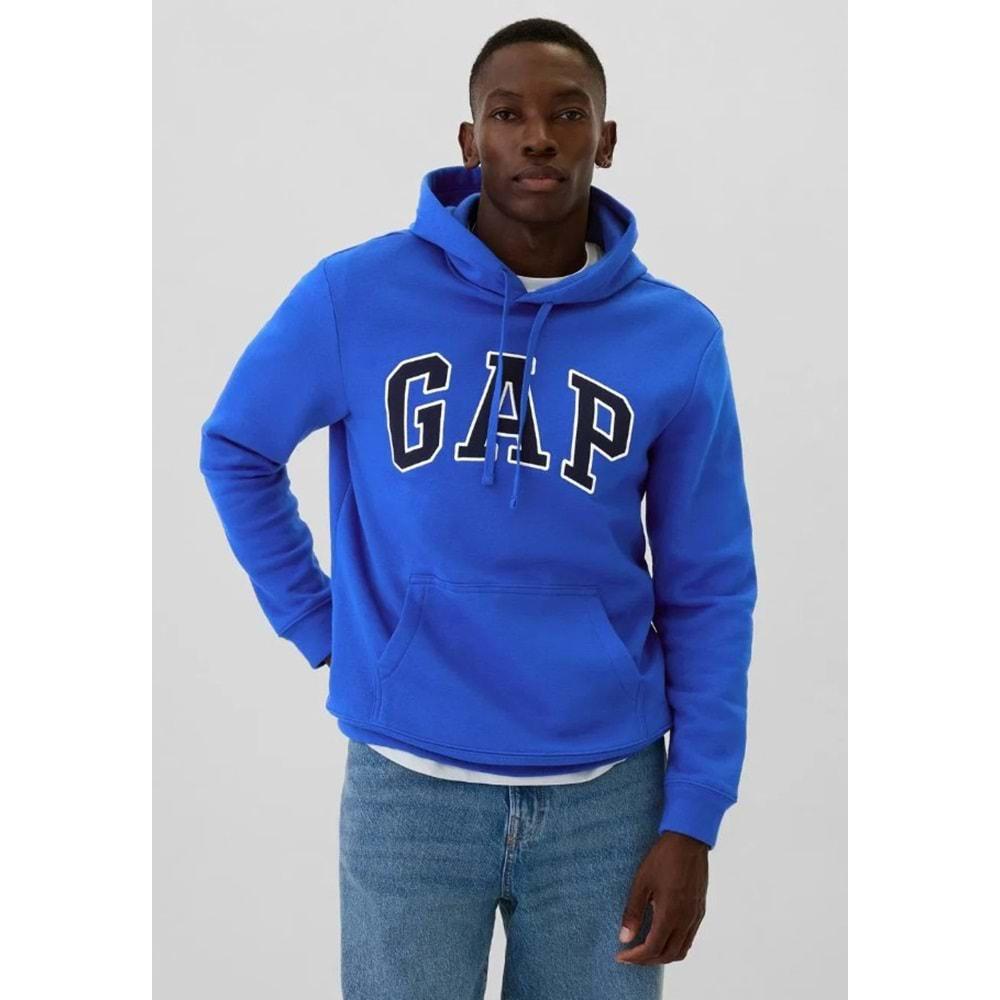 Gap V-Heritage Gap Logo SNL 674148 Erkek Kapüşonlu Sweatshirt
