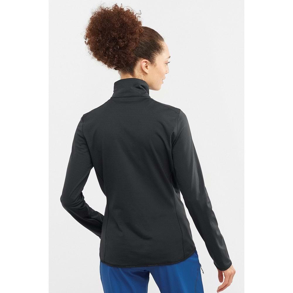 Salomon Outrack HALF Zip Mid W Midlayer LC1862300 Kadın Sweatshirt