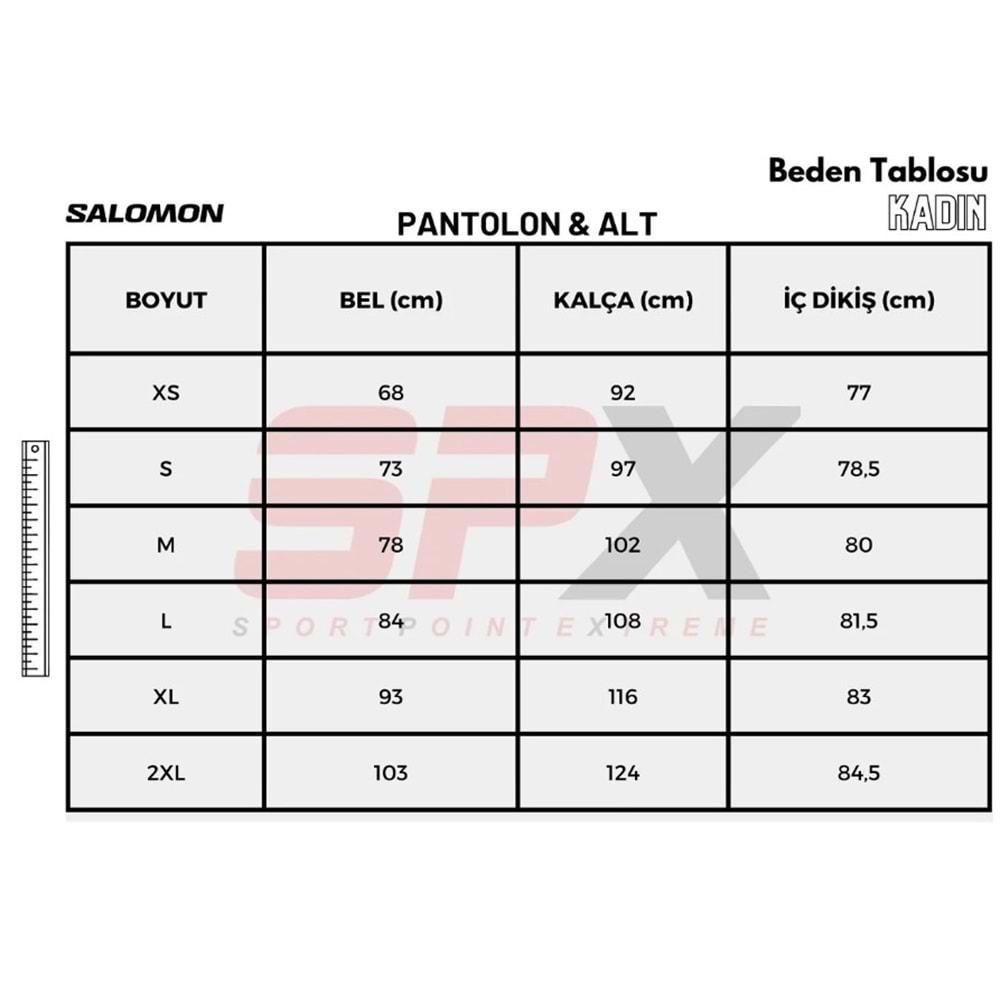 Salomon LC2207700 Wayfarer Ease Kadın Outdoor Kamp Pantolonu