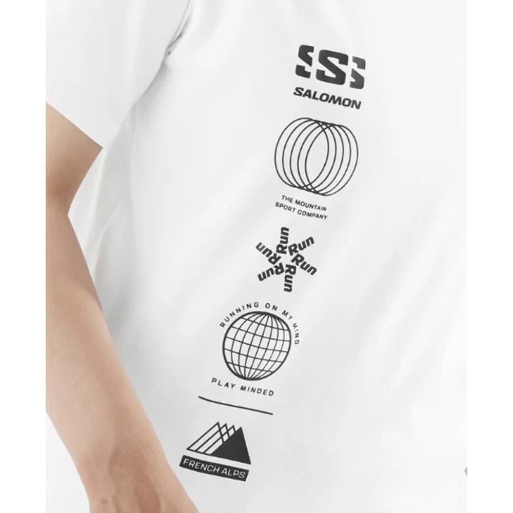 Salomon LC2233000 Logo Combo SS Tee W Tişört Kadın T-Shirt