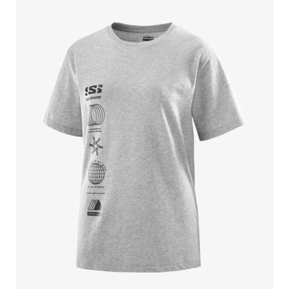 Salomon LC2232900 Logo Combo SS Tee W Tişört Kadın T-Shirt