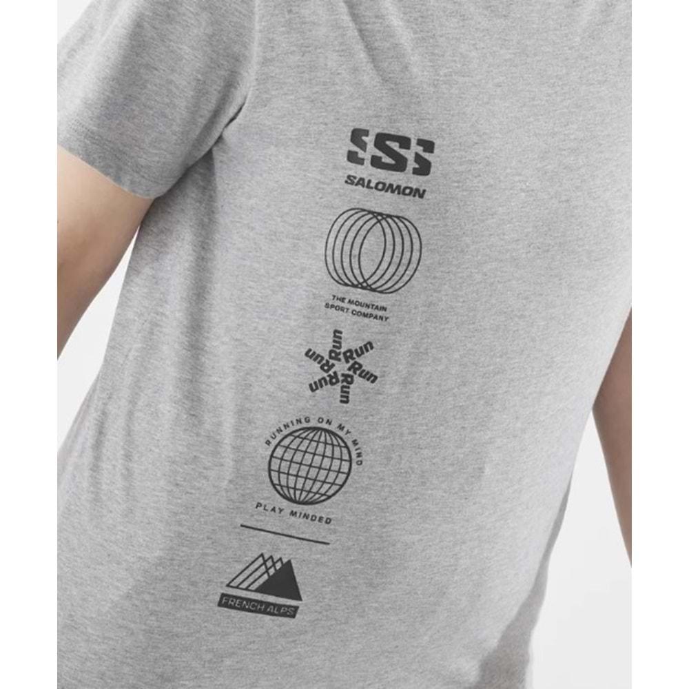 Salomon LC2232900 Logo Combo SS Tee W Tişört Kadın T-Shirt