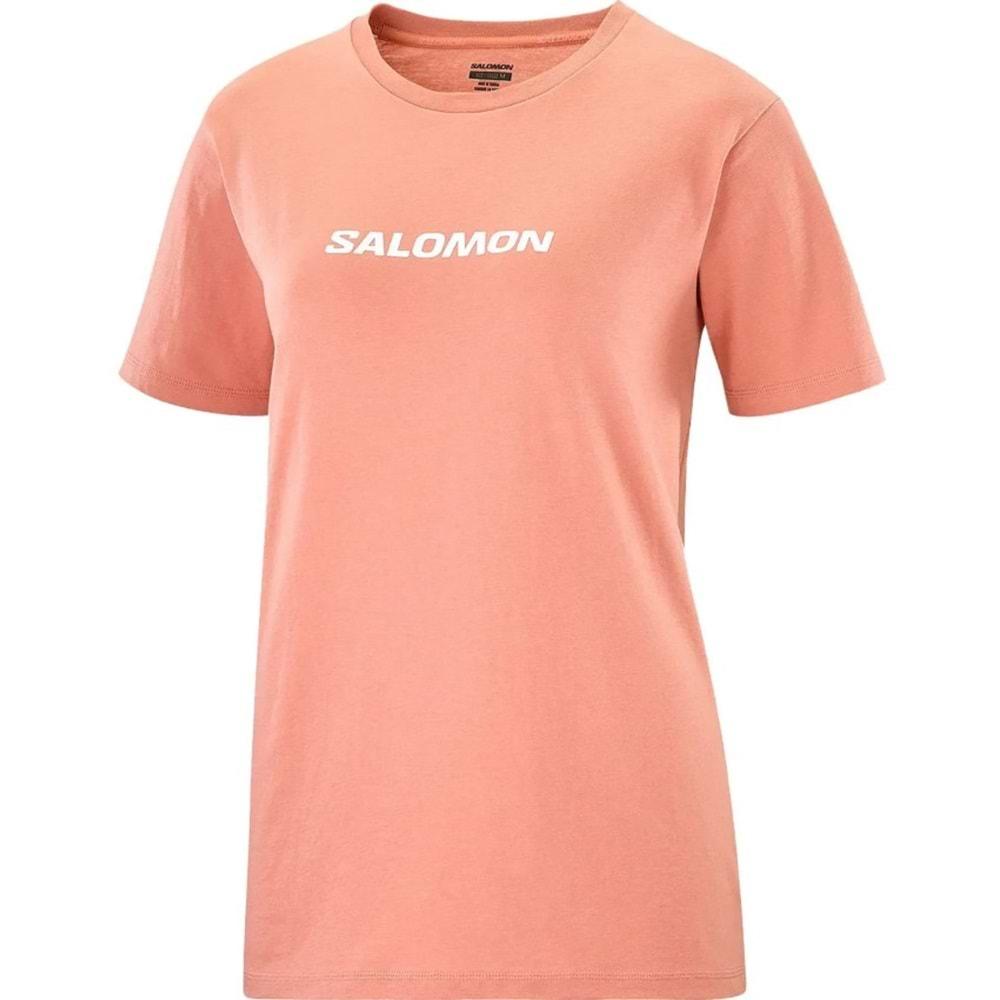 Salomon LC2217800 Logo SS Tee W Tişört Kadın T-Shirt