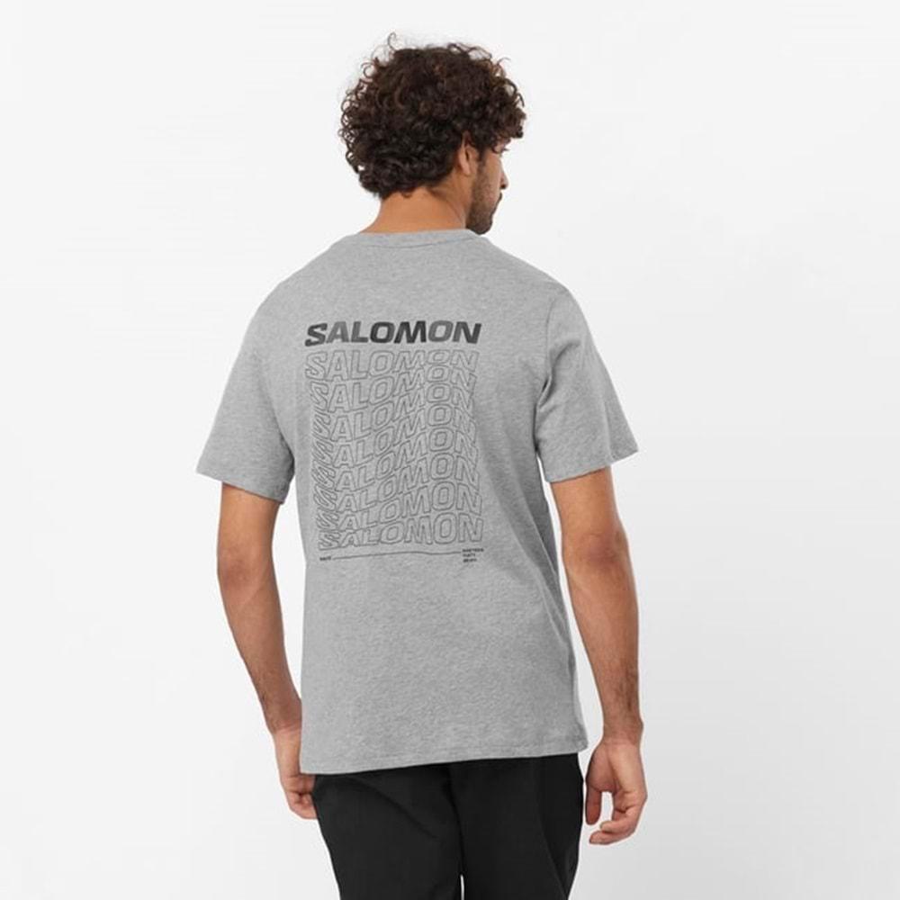 Salomon LC2219600 Graphic Perf SS Tee Tişört Erkek T-Shirt