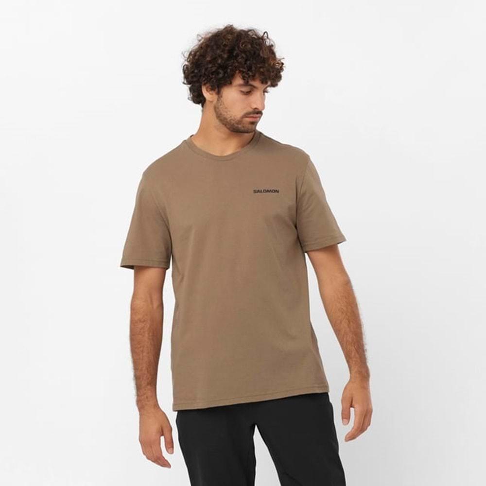 Salomon LC2247200 Graphic Perf SS Tee Tişört Erkek T-Shirt