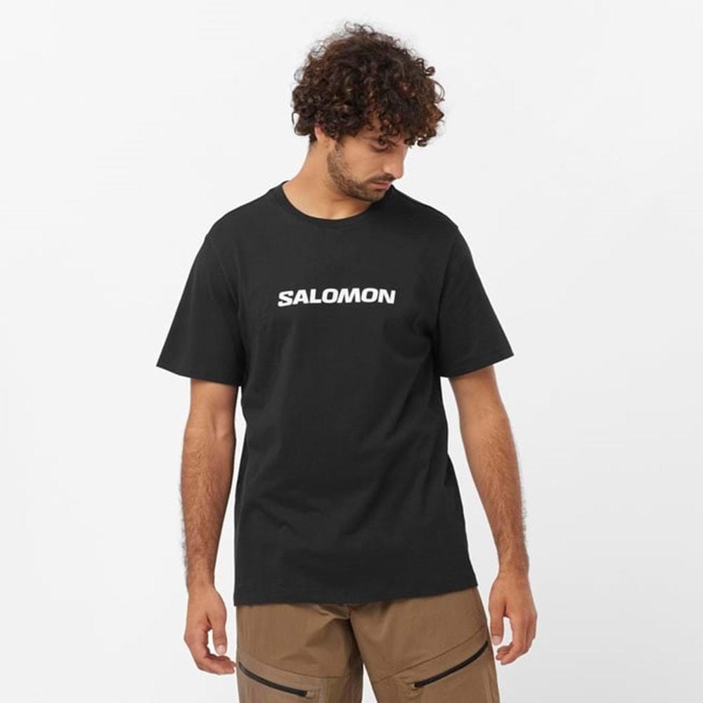 Salomon LC2245400 Sal Logo Perf SS Tee Tişört Erkek T-Shirt