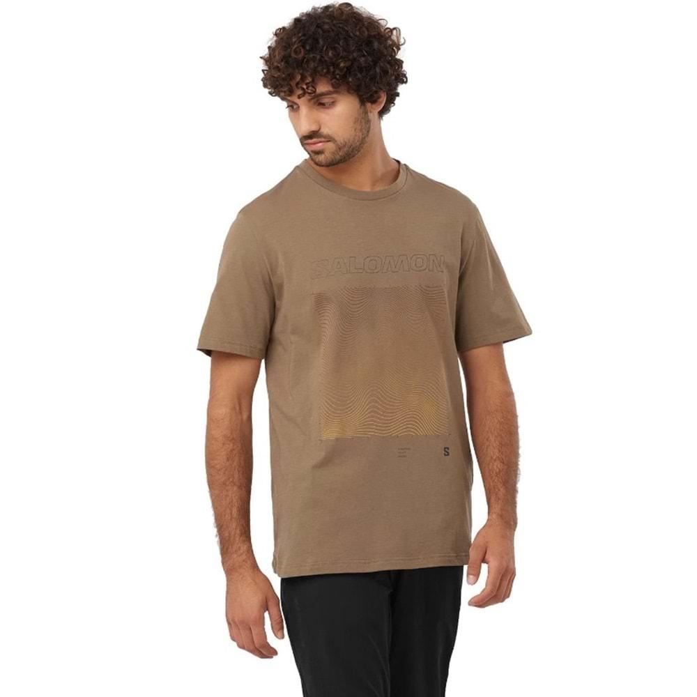 Salomon LC2247100 Graphic SS Tee Tişört Erkek T-Shirt