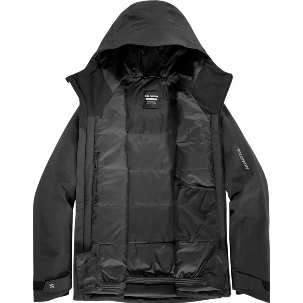 Salomon LC2353200 Highland Jacket PrimaLoft® Thermoplume Yalıtımı Kayak Mont Erkek Mont