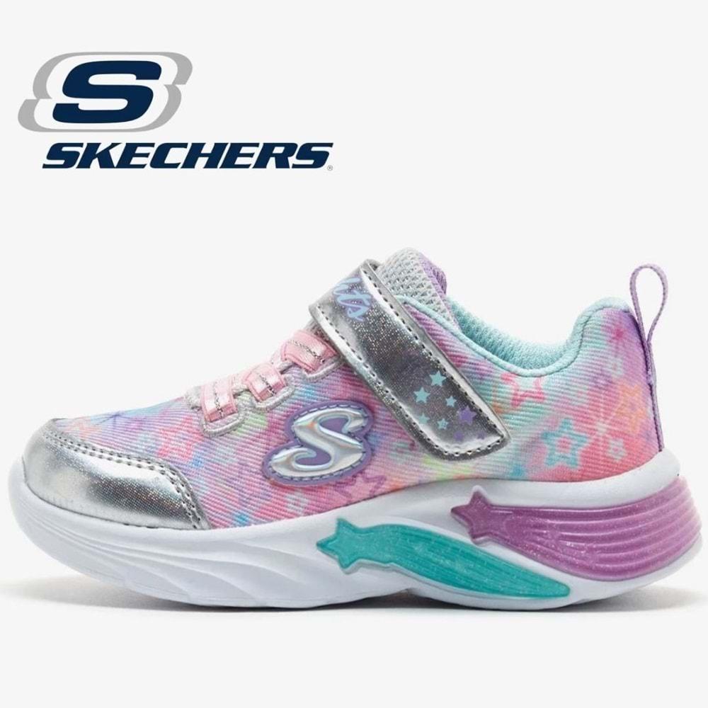 Skechers Star Sparks 302324N-SMLT Ortopedik Işıklı Çocuk Spor Ayakkabı
