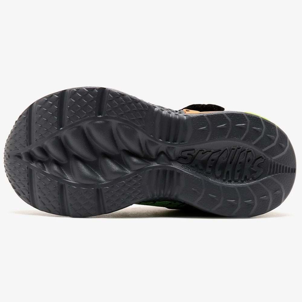 Skechers Dino Lights 400615L-BKOR Ortopedik Işıklı Çocuk Spor Ayakkabı