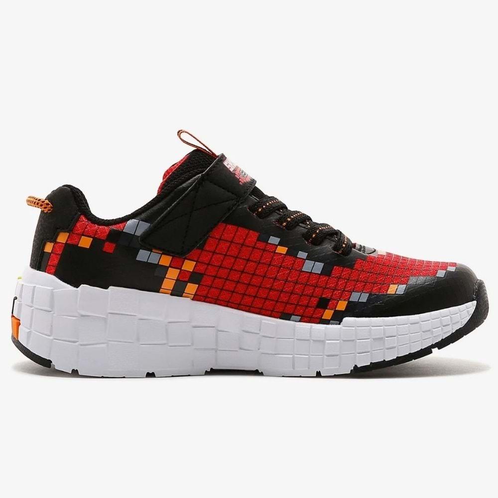 Skechers Megacraft 3.0 402182L-BKRD Ortopedik Çocuk Spor Ayakkabı