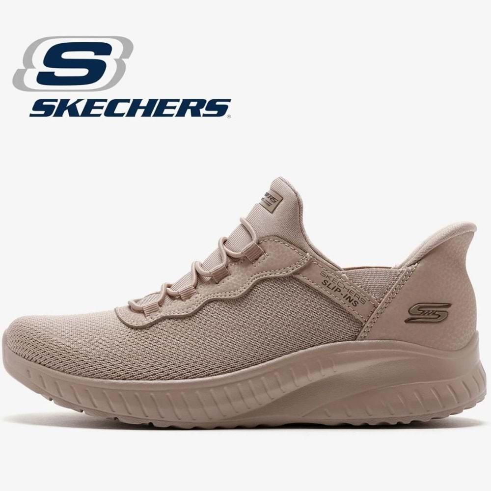Skechers Bobs Squad Chaos - Daily Inspiration 117500-TAN Unisex Spor Ayakkabı