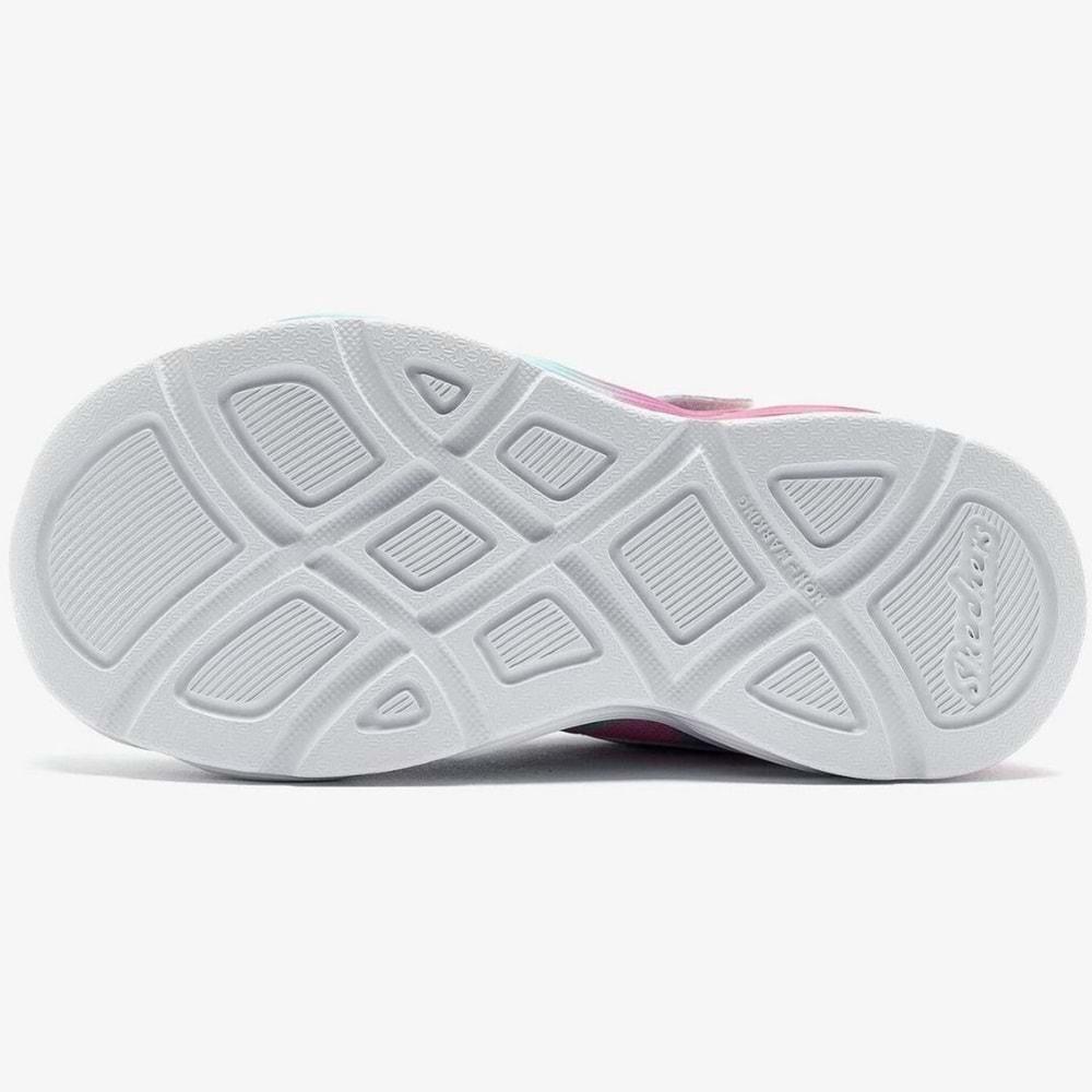 Skechers Twisty Glow - Sorbet Swirl 303716L-SMLT Ortopedik Işıklı Çocuk Spor Ayakkabı