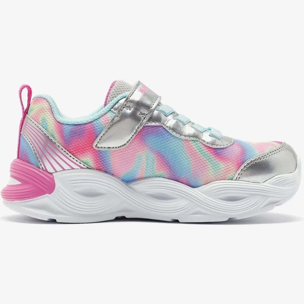 Skechers Twisty Glow - Sorbet Swirl 303716L-SMLT Ortopedik Işıklı Çocuk Spor Ayakkabı