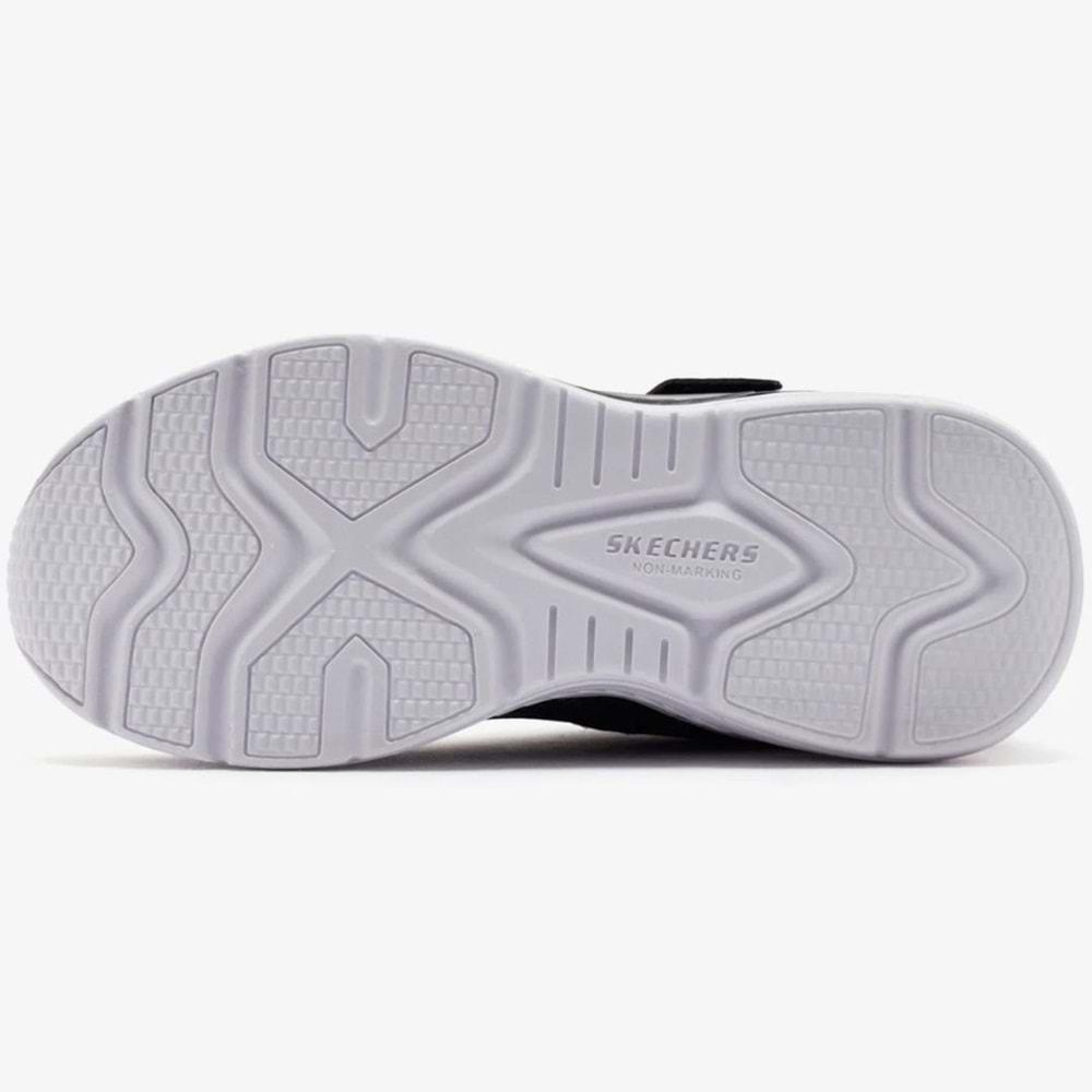 Skechers Tri-namics 401660L-BKSL Ortopedik Işıklı Çocuk Spor Ayakkabı