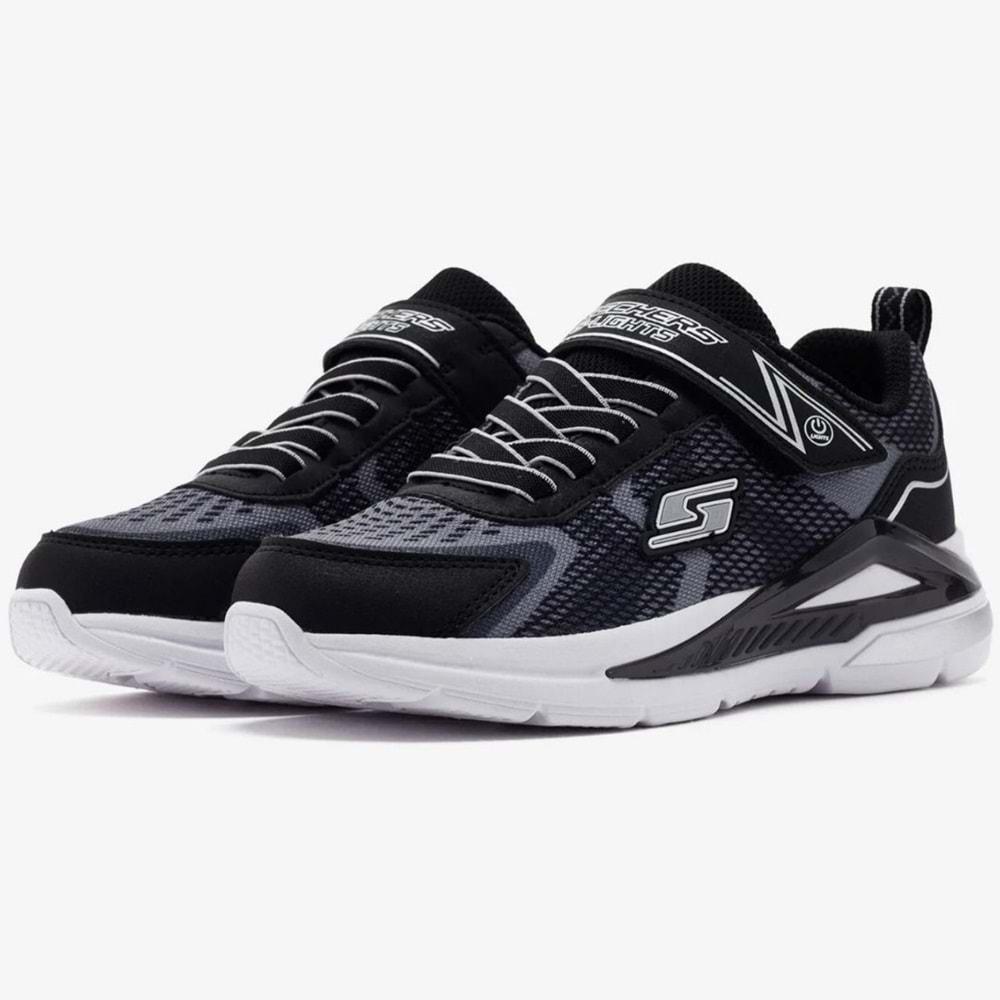 Skechers Tri-namics 401660L-BKSL Ortopedik Işıklı Çocuk Spor Ayakkabı