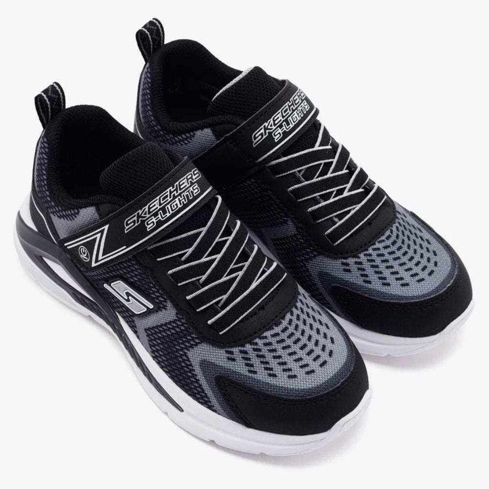 Skechers Tri-namics 401660L-BKSL Ortopedik Işıklı Çocuk Spor Ayakkabı