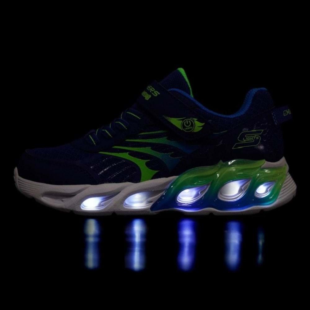 Skechers Thermo - Flash 2.0 400099L-NVBL Ortopedik Işıklı Çocuk Spor Ayakkabı
