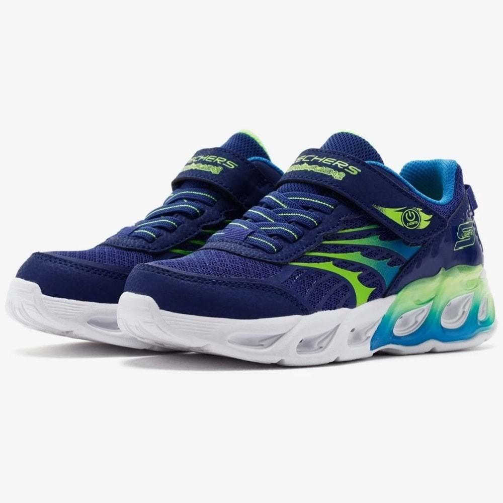 Skechers Thermo - Flash 2.0 400099L-NVBL Ortopedik Işıklı Çocuk Spor Ayakkabı