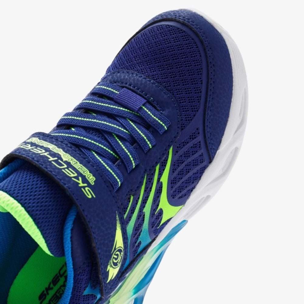 Skechers Thermo - Flash 2.0 400099L-NVBL Ortopedik Işıklı Çocuk Spor Ayakkabı