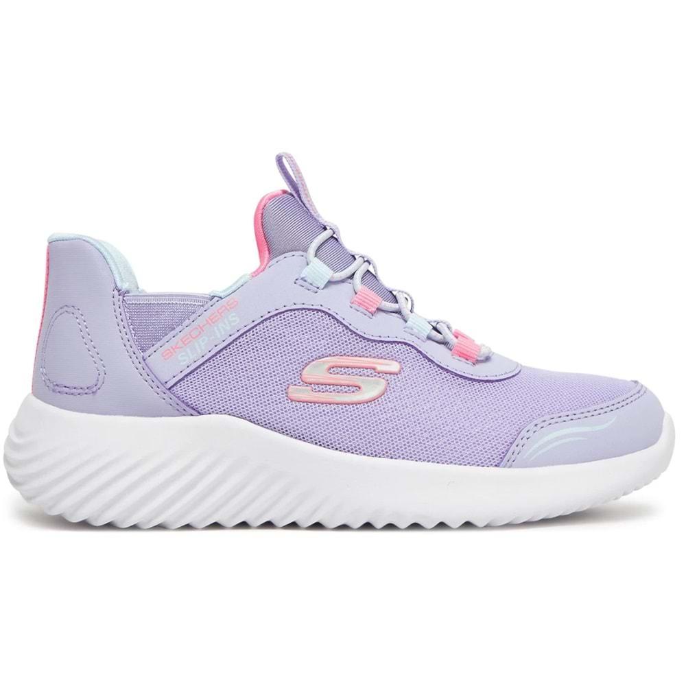 Skechers Bounder Slip-İns Simle Cute 303585L-LAV Ortopedik Çocuk Spor Ayakkabı