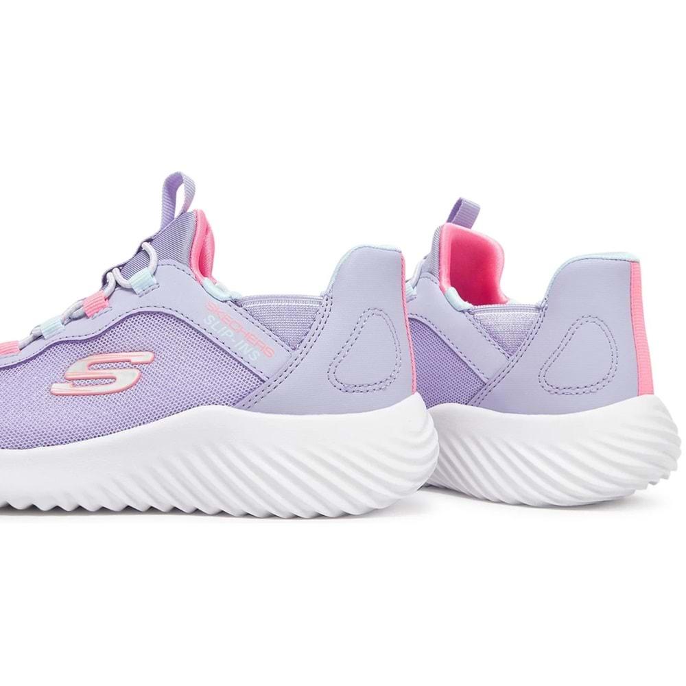 Skechers Bounder Slip-İns Simle Cute 303585L-LAV Ortopedik Çocuk Spor Ayakkabı