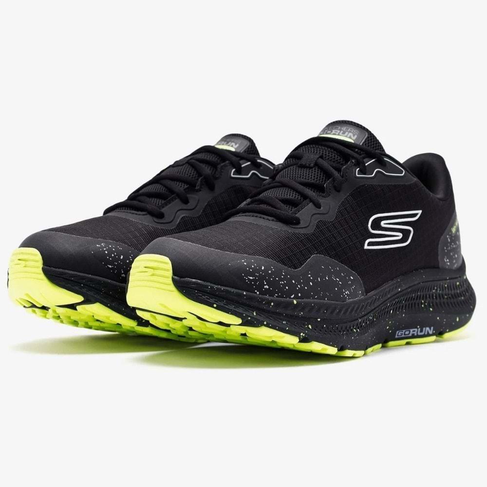 Skechers Go Run Consistent 2.0 - Piedmont 220874-BKLM Su Geçirmez Erkek Spor Ayakkabı