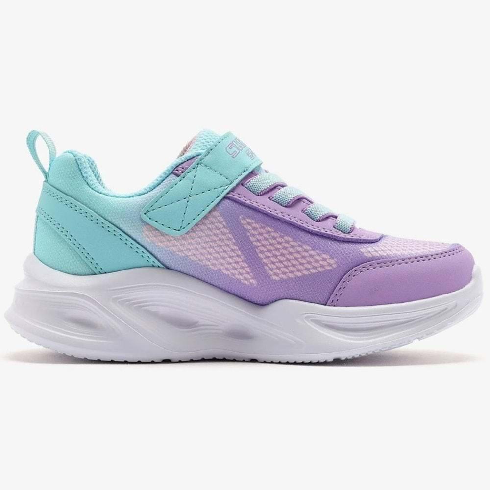 Skechers Sola Glow - Ombre Deluxe 303714L-TQLV Ortopedik Işıklı Çocuk Spor Ayakkabı