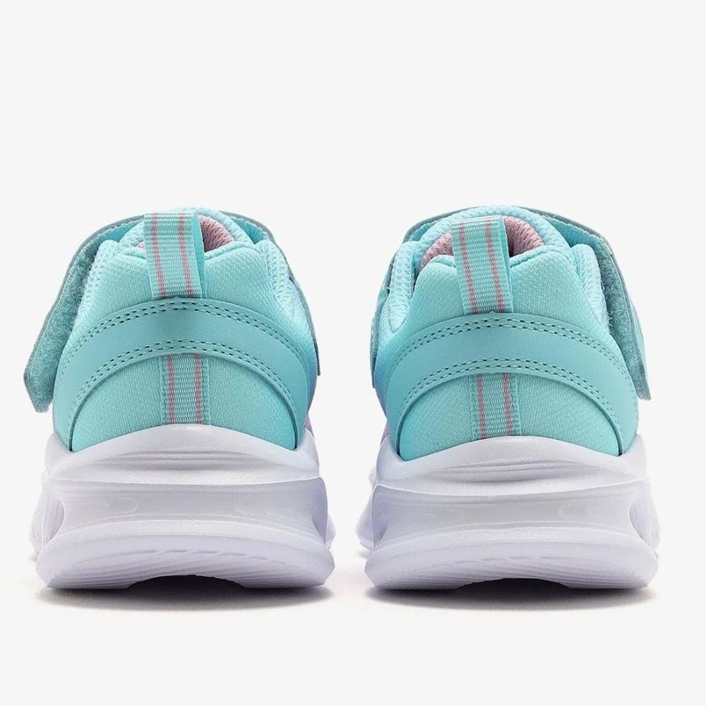 Skechers Sola Glow - Ombre Deluxe 303714L-TQLV Ortopedik Işıklı Çocuk Spor Ayakkabı