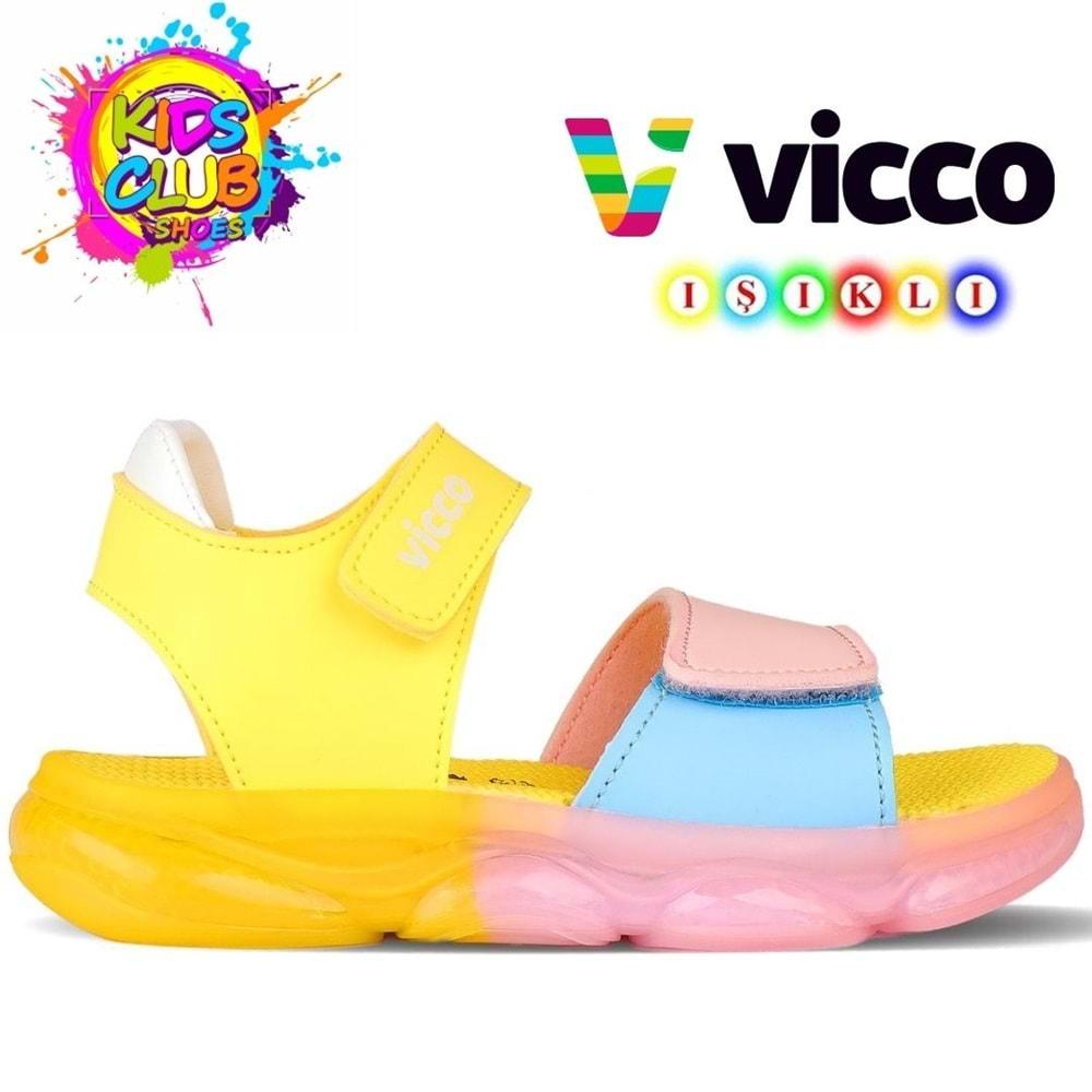 Vicco Laura Ortopedik Işıklı Çocuk Sandalet