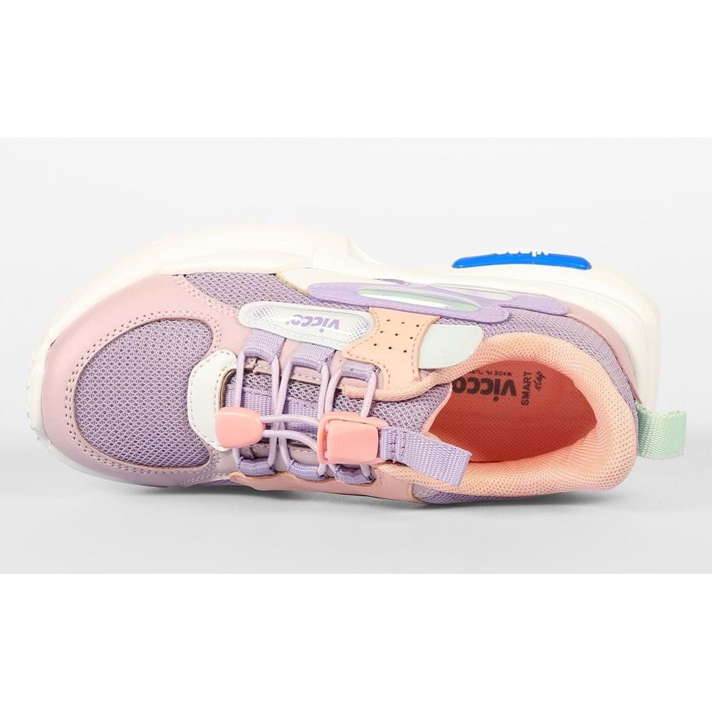 Vicco Cecelia Akıllı Lastik Bağcık Ortopedik Çocuk Spor Ayakkabı