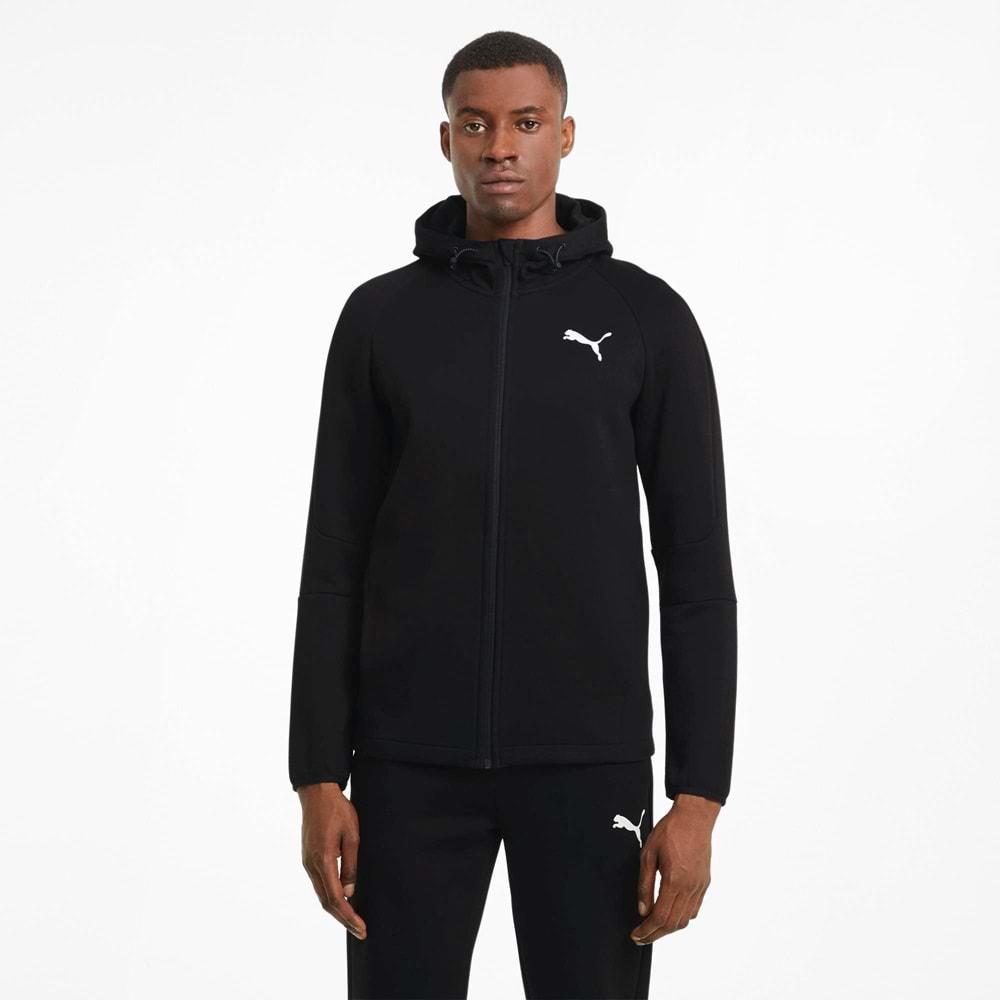 Puma 585812-01 Evostripe Core Fz Hoodie Kapüşonlu Jacket Eşofman Üstü Erkek Ceket