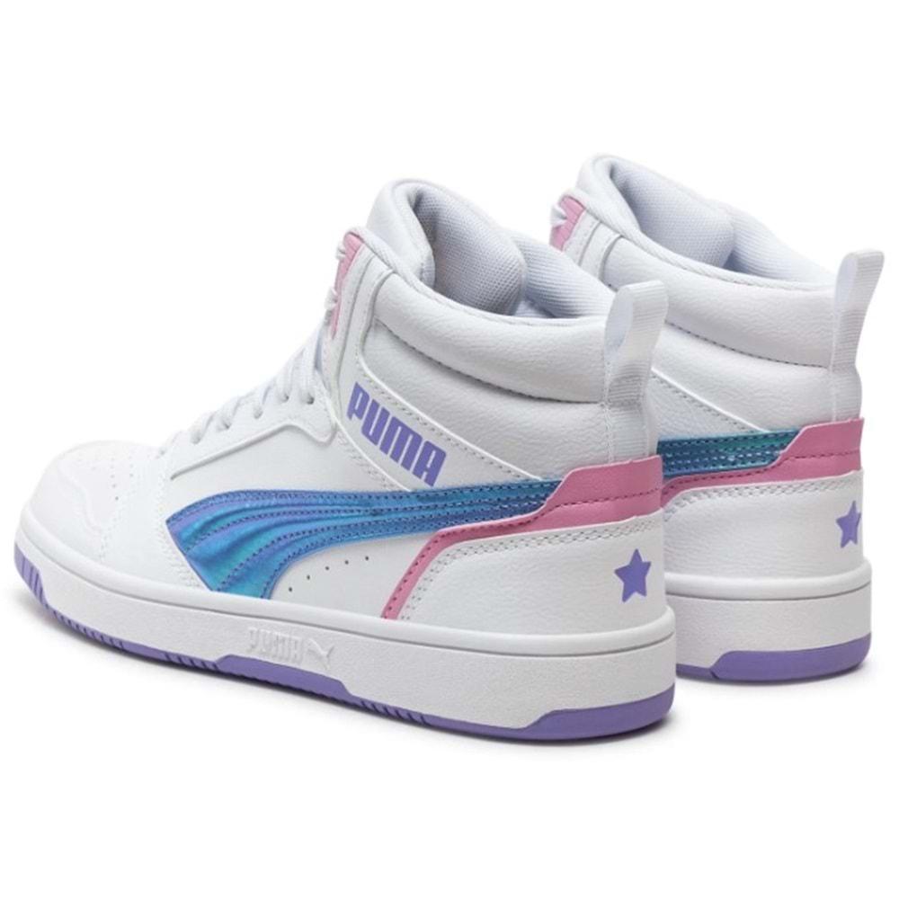 Puma Rebound V6 Mid Bouncy Sky Jr 398725-01 Boğazlı Unisex Spor Ayakkabı