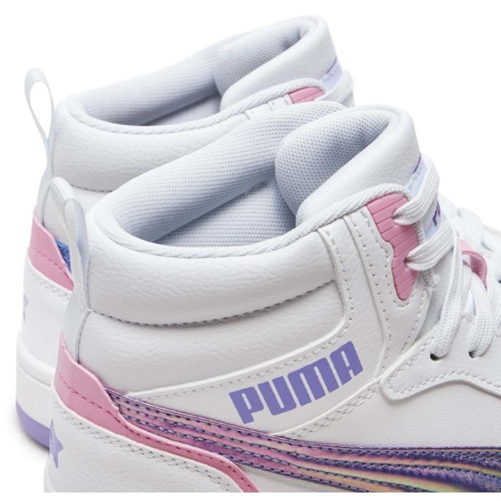 Puma Rebound V6 Mid Bouncy Sky Jr 398725-01 Boğazlı Unisex Spor Ayakkabı