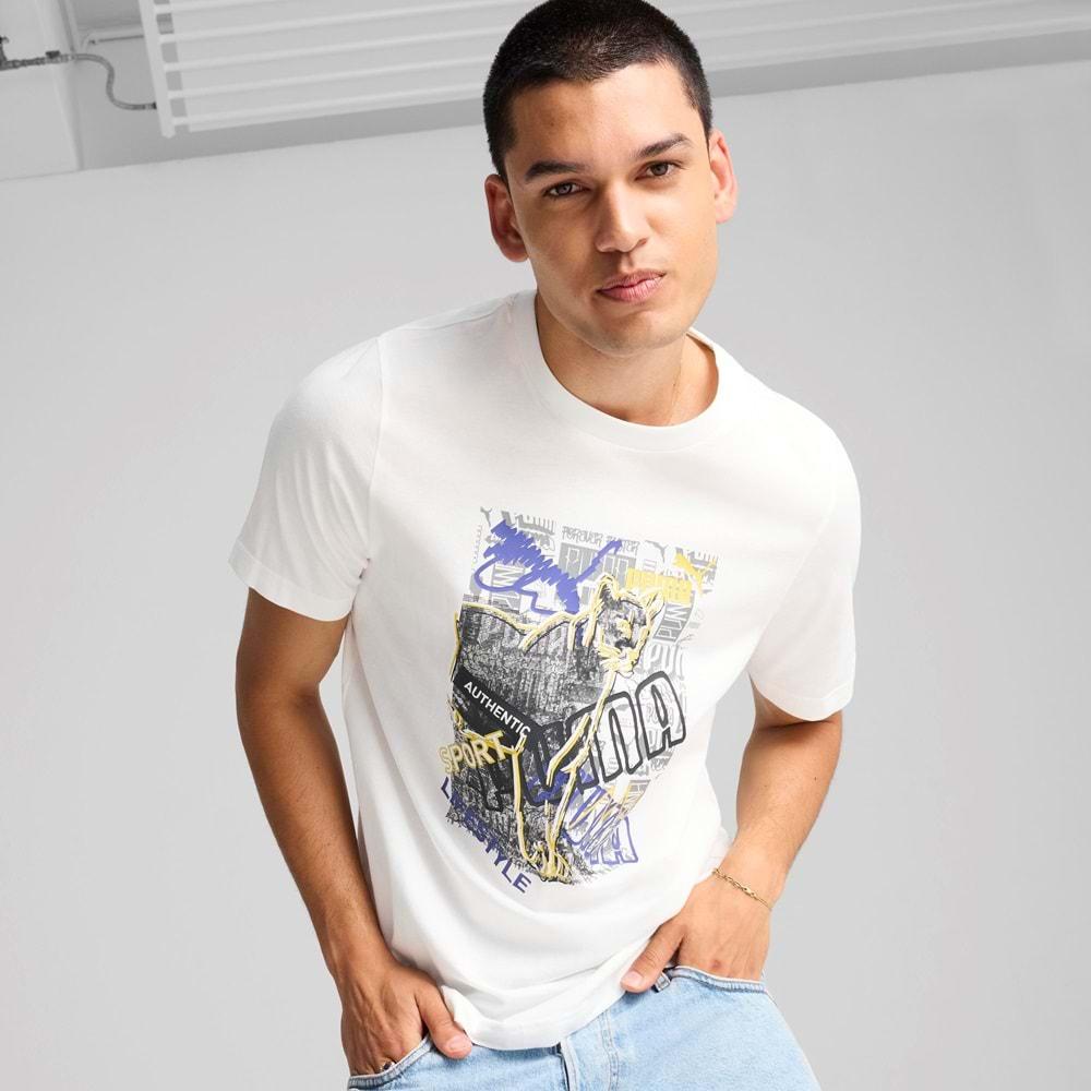 Puma 683213-02 Graphics Photoprint Tee Tişort Erkek T-Shirt