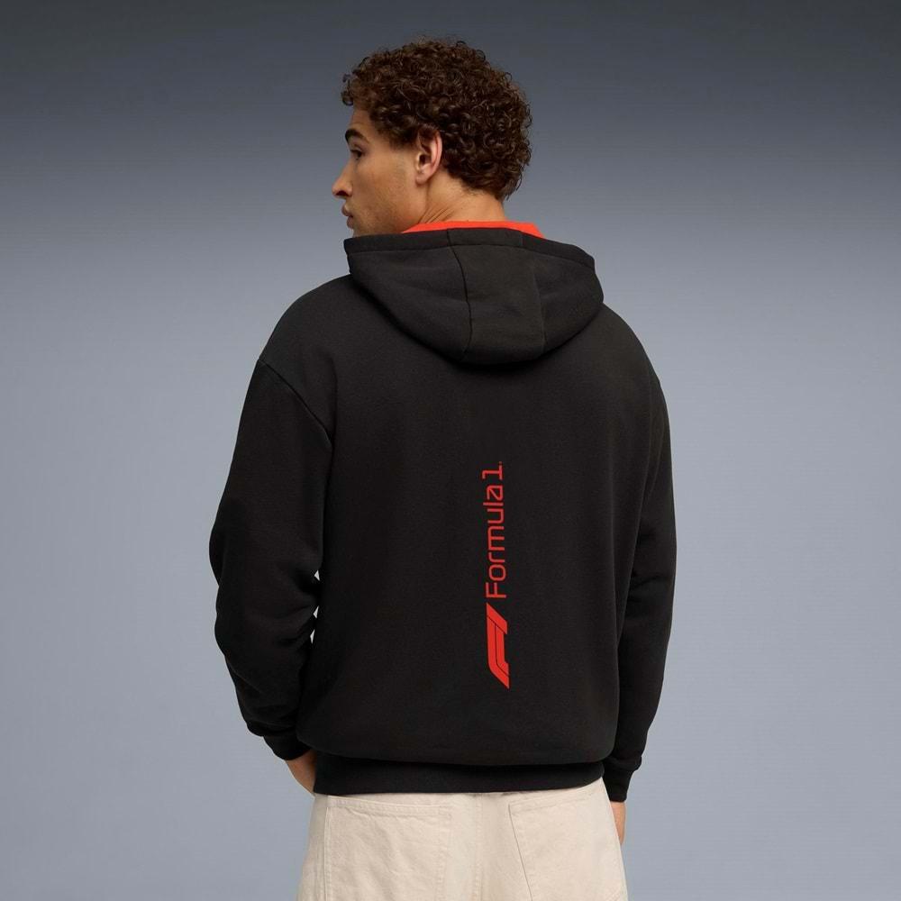 Puma F1 Essential+ Fullzip Hoodie Jacket 632653-01 Erkek Eşofman Üstü