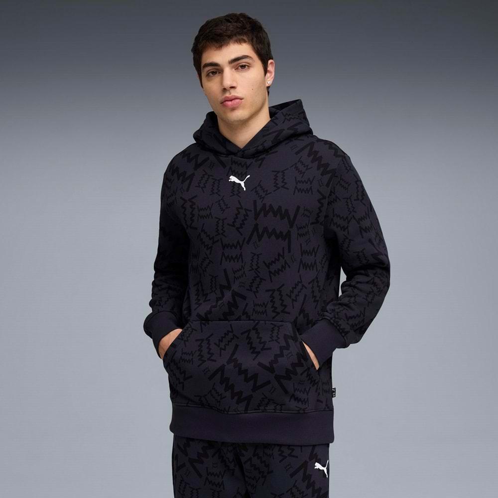 Puma 689536-04 Team Jaws Post Game Hoodie Kapüşonlu Erkek Sweatshirt