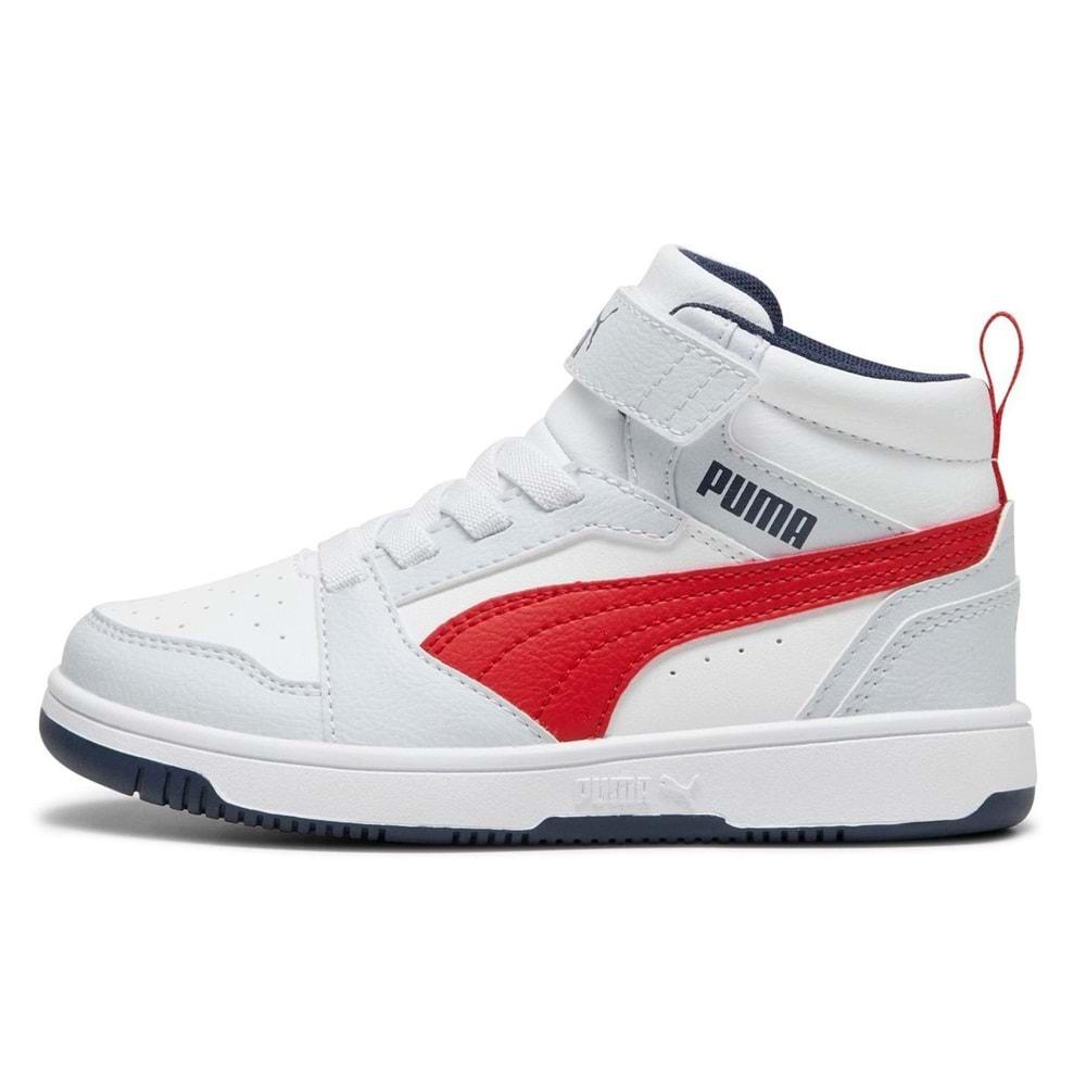 Puma Rebound V6 Mid AC+ PS 393832-09 Ortopedik Çocuk Spor Ayakkabı