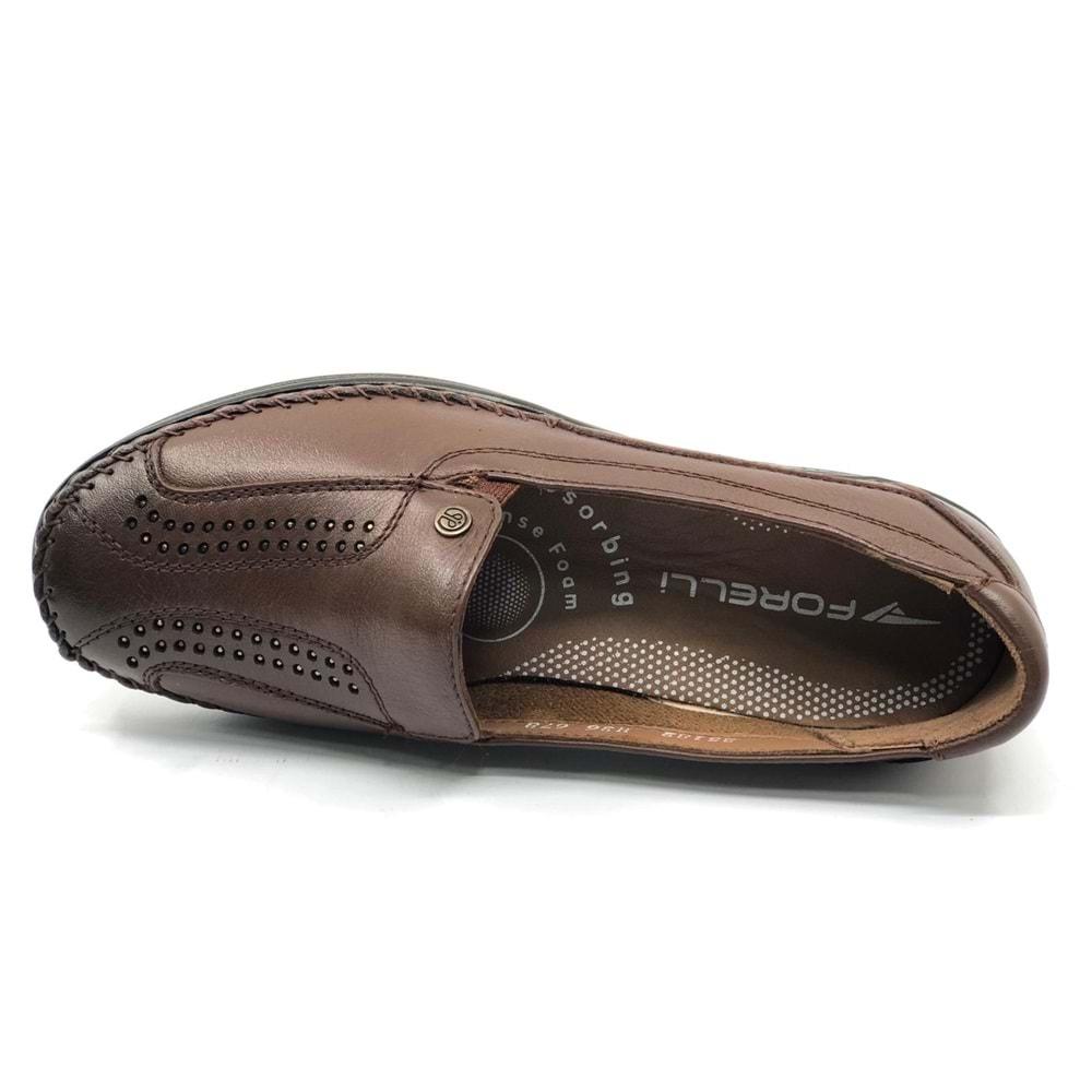 Forelli Morıza Hakiki Deri Ortopedik Comfort Kadın Casual Ayakkabı