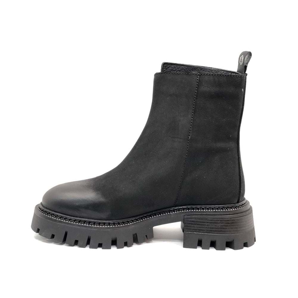 Hammer Jack 102-24675-Z Irene Hakiki Deri Postal Kadın Bot