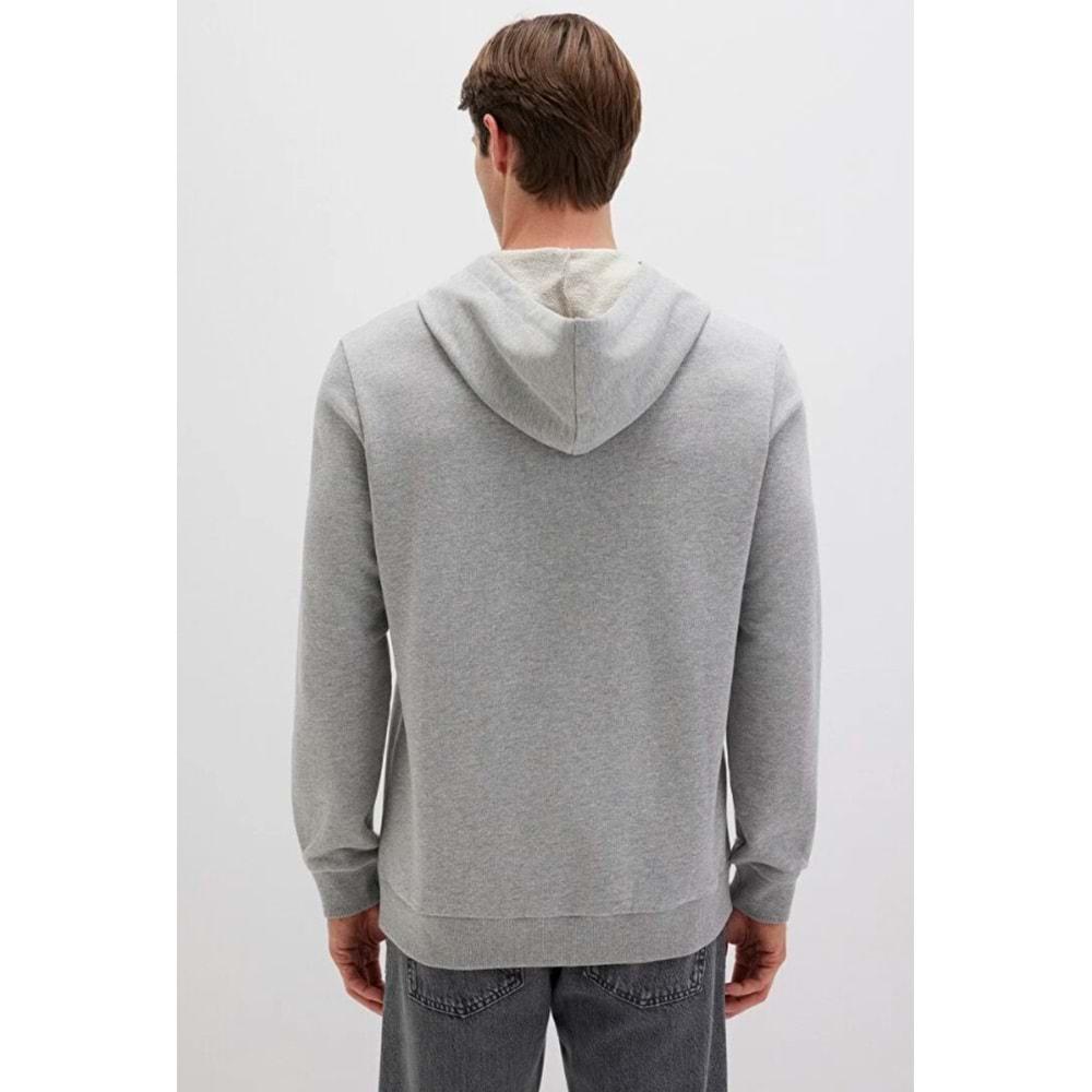 Mavi 065606-28387 Logo Baskılı Kapüşonlu Erkek Sweatshirt