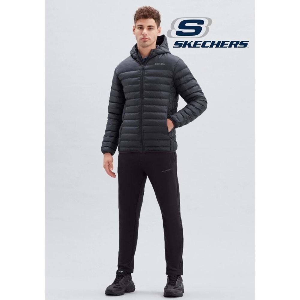 Skechers M Essential Hooded Jacket Mont S202063-001 Erkek Günlük Mont